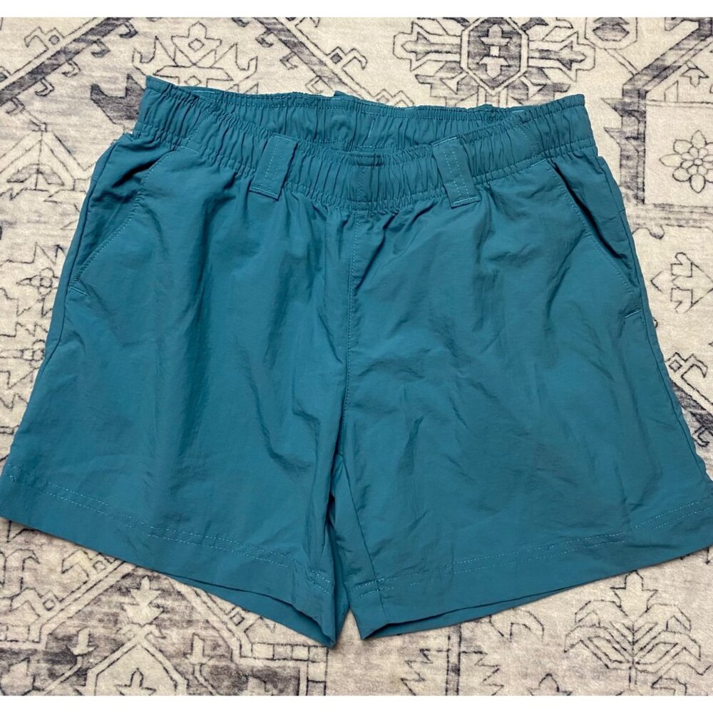 Columbia PFG Womens XS Blue‎ Quick-Dry Elastic Waist Shorts Drawstring X-Small